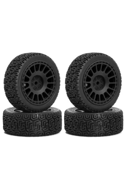 Choice W205 4PCS 4pcs 68mm High-Grip Rubber Rally Tires for Tamiya XV01 XV02 ...