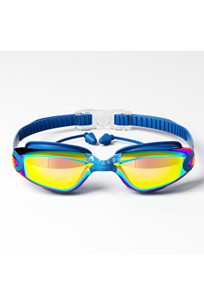 Choice3 Blue Adult Swimming Goggles: HD, Waterproof, Anti-fog, Unisex, Stylis...