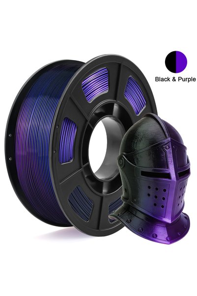 Choice Silk PLA Dual Color Filament 1.75mm 3D Printer Filament, Coextrusion B...