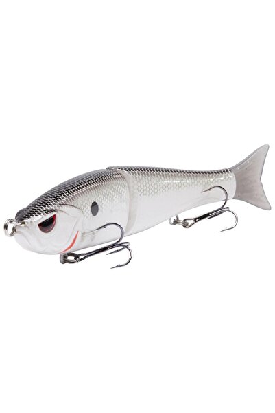 Choice 11.5cm 18.4g White Shad Bassdash Swimbaits Pike Trout Glide Baits Minn...