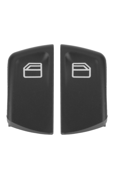 Choice black 2pcs Car Window Switch Button Covers for Mercedes Vito Viano W63...