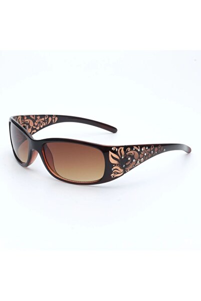 Choice Coffee Fashion New Y2K Ladies Pattern Relief Square Small Frame Sungla...