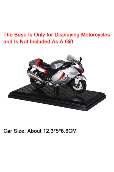 Choice4 نموذج دراجة نارية M18-5B رمادية بمقياس 1:18 لـ HAYABUSA GSX1000R R1، ...