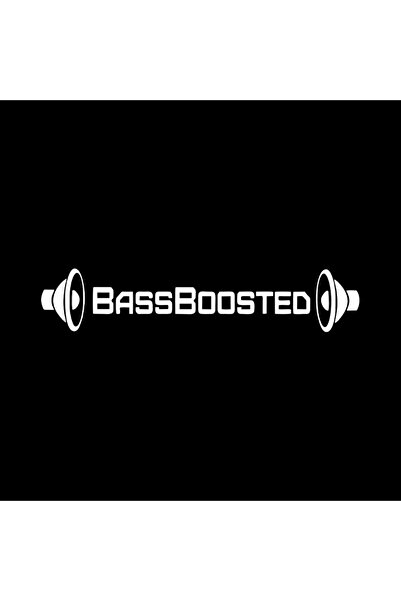 Choice 40cmx8cm G06902 white G069 Car Styling Funny BassBoosted Bass Boosted ...