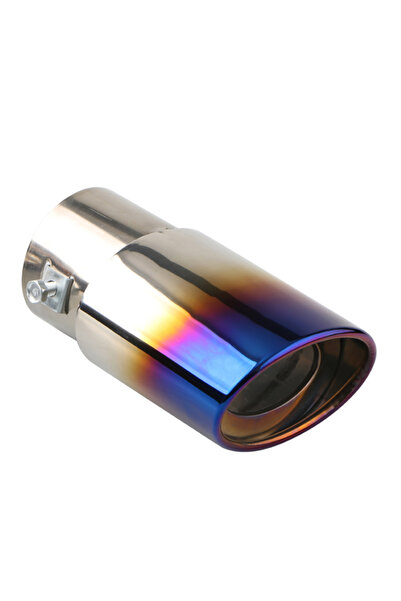 Choice3 Burnt Blue Straight 1PCS 2.5" Inlet Car Auto Exhaust Muffler Tip Pipe...