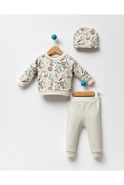 by bubbles Aslan Printed Baby Boy 2-Piece Set