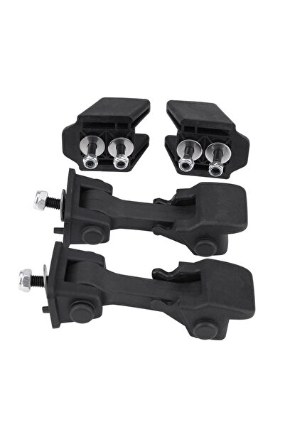 Choice black 2 Set of Hood Latch Safety Catches & Brackets for Jeep Wrangler ...