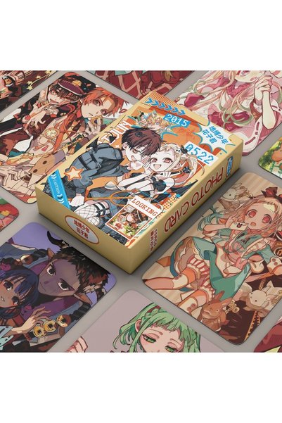 Choice Random Cover 55PCS Toilet-bound Hanako-kun Anime Laser Lomo Card - Jap...