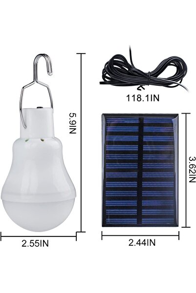Choice 7W solar package 7W Solar Light Waterproof USB Charged Hanging Emergen...