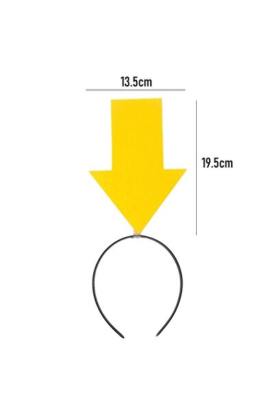 Choice yellow-1pc 1/2PCS Halloween Headpiece Funny Party Headband Arrow Bands...