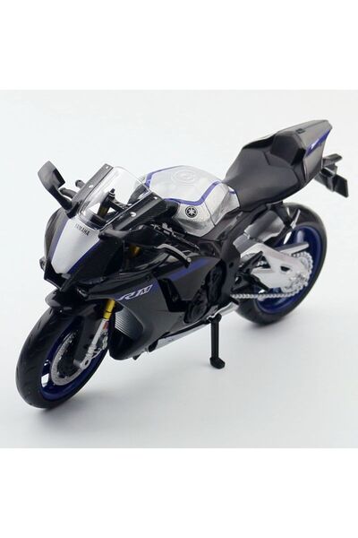 Choice لعبة نموذج دراجة نارية ياماها YZF-R1M سوداء بمقياس 1/12، نماذج محاكاة ...