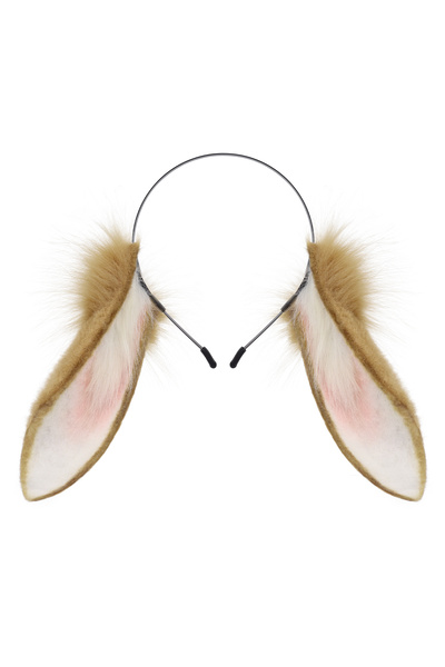 Choice3 Tuowhite Animal Rabbit Ears Headband Faux Fur Bunny Headwear Plush Ha...