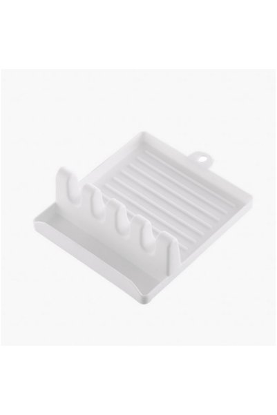 Choice Brush Holder 1Pc Paint Brush Rest Holder White Plastic 4 Slots Paintin...
