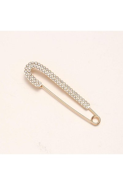 Choice golden-4pcs 4pcs New Style Full Diamond Brooch Female Fashion Temperam...