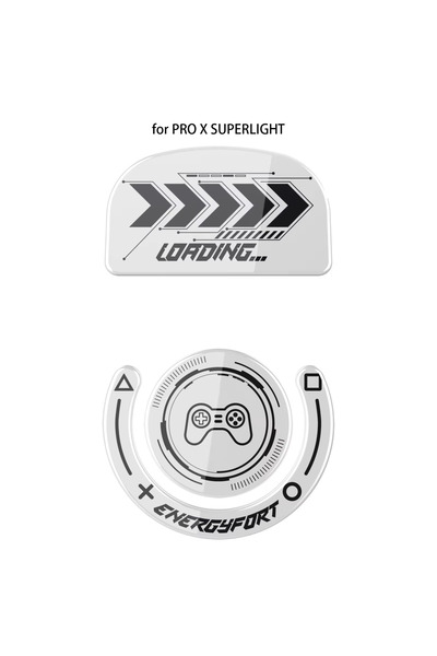 Choice WHITE Glasses Mouse Feet Skates For Logitech G PRO X SUPERLIGHT Sticke...