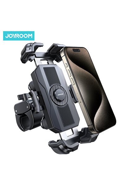 Choice حامل هاتف Black Joyroom للدراجات النارية حامل هاتف مضاد للاهتزاز لمقود...