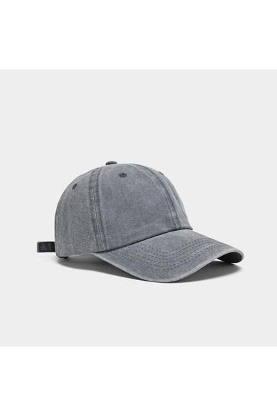 Choice 54-59cm grey Baseball Cap Washed Cotton Men Women Snapback Hat Vintage...