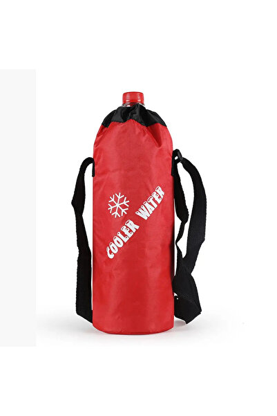 Choice red 1PC Drawstring Water Bottle Pouch High Capacity Insulated Cooler B...