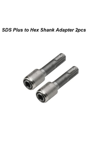 atooltour SDS Adapter Hex 2pcs SDS Plus Convert To 1/4 Hex Shank Adapter Hexa...