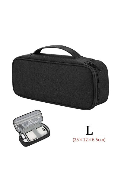 Choice3 Black L Portable Digital Storage Bag USB Gadget Waterproof Cable Orga...