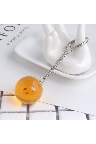 Choice 4 Star Wholesale Dragon Series 1-7 Stars Balls Keychain Gokus Bead Pen...
