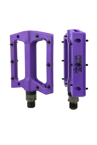 Choice purple RACEWORK Road Bike Pedals Ultralight Nylon Fiber Pedal Seal Bea...