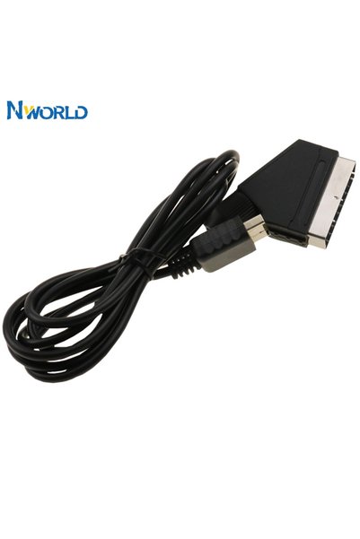 Choice كابل RGB Scart بطول 1.8 متر لجهاز سوني بلايستيشن PS1 PS2 PS3، سلك بديل...
