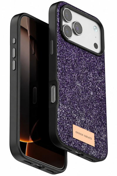 halkhouse İphone 17 & 18 Pro Max Kılıf Premium Şık Simli Bright Kapak