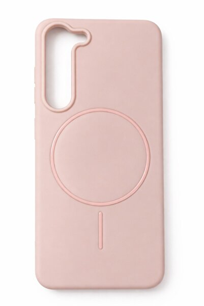 Vissona Samsung Galaxy S23 Kılıf – İçi Kadife – MagSafe Uyumlu – Pembe Renk –...