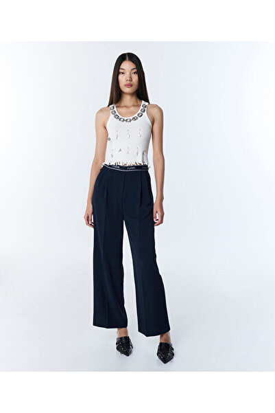 Twist SLOGANLI WIDE LEG PANTOLON