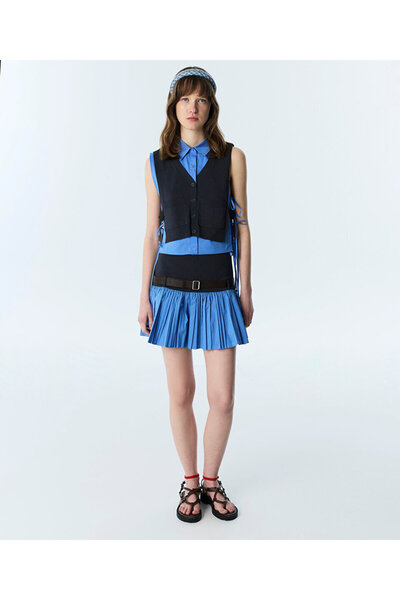 Twist KUMAŞ MIX COLORBLOCK MİNİ ETEK