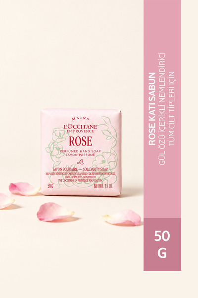 L'Occitane Rose Katı El Sabunu, Gül Özlü, 50 g