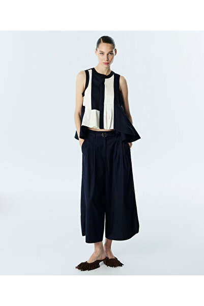 Twist ÇİZGİLİ WIDE LEG PANTOLON