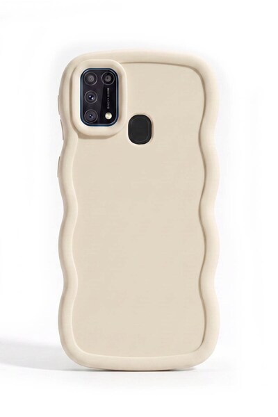 Vissona Samsung Galaxy M31 / M21s / F41 Uyumlu Dalgalı Tasarım Kamera Korumal...