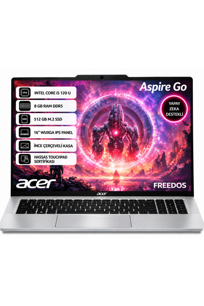 ACER ASPIRE GO AG16-71P 5120U 8GB 512SSD 15.6'' FREEDOS NX.JT2EY.001