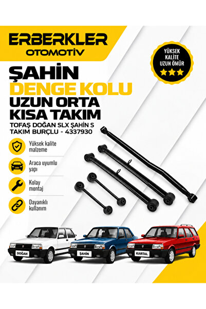 ERBERKLER Şahin Denge Kolu Uzun Orta Kısa Takım Tofaş Doğan SLX Şahin S Takım...