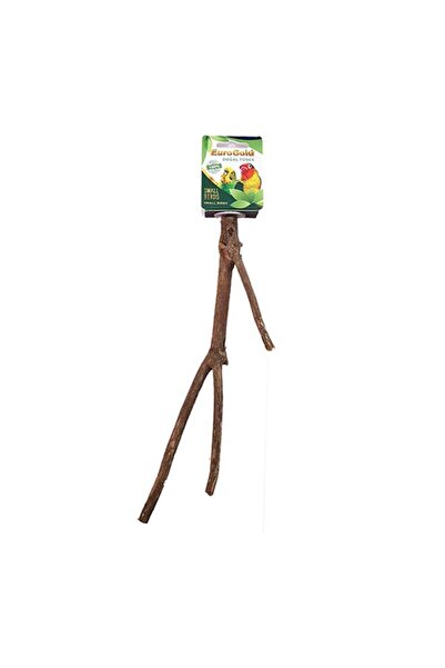 EuroGold Doğal Ahşap Tünek 25Cm