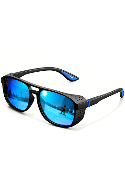 choice2 C3 Blue New Punk Polarized Sports Sunglasses Windproof UV400 Lightwei...