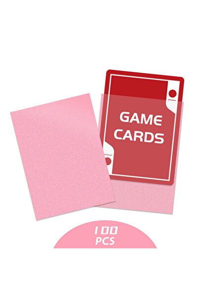 Choice Pink 50/100Pcs Card Sleeves for TCG,Matte Card Sleeves for Standard Si...