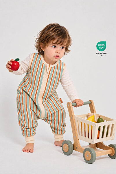 Pine Baby Home 1.0 TOG %100 Pamuk Bebek Uyku Tulumu OEKO-TEX Standard 100 - R...