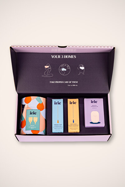 irie Deneyim Seti - Menstrual Kap Menstrüel Kap Adet Kabı 2'li Paket Nude [[S...