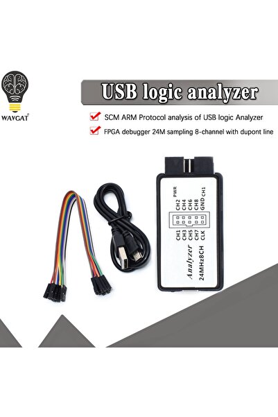 Choice USB Logic Analyzer 24MHz 8 Channel 24M/seconds Logic Analyzer Debugger...