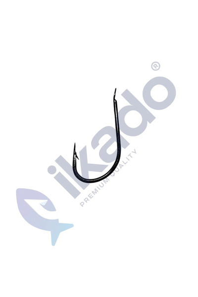 İKADO Ikado 496 Black(Siyah) / Kısa Pala / Çapraz / Dövme Olta İğnesi 100 lü ...