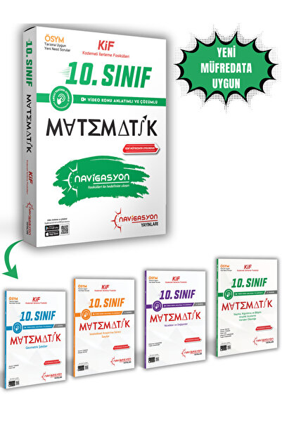 Navigasyon yayınları 10. Sınıf Matematik Kademeli İlerleme Fasikül Seti (MAAR...