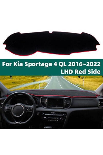 Choice3 Red border LHD Car Dashboard Cover Dash Mat Sun Shade Instrume Panel ...