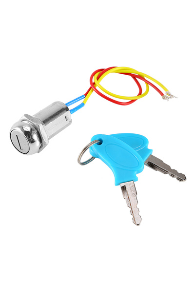 Choice QCOT38500 2 Wire Key Ignition Switch Locking Keys Lock For Electric Sc...