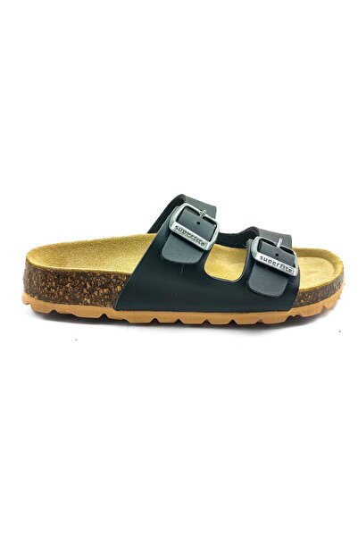 Superfit Ortopedik Çocuk Terlik Çift Bantlı P 800111-0000 - Siyah SCHWARZ