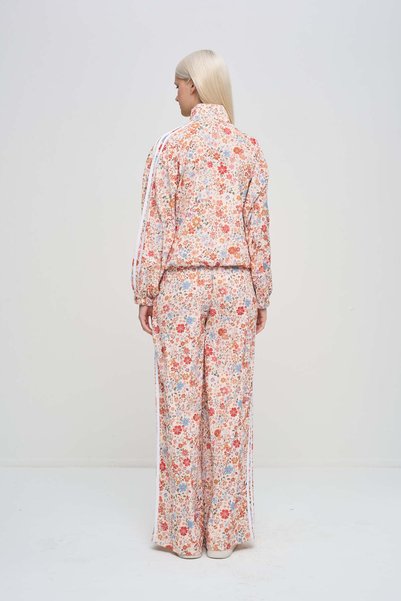 HANIQA Striped Floral Patterned Suit