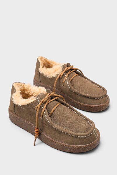 Capone Outfitters Daffi Genuine Nubuck Leather Comfortable Women's Loafer Sho...