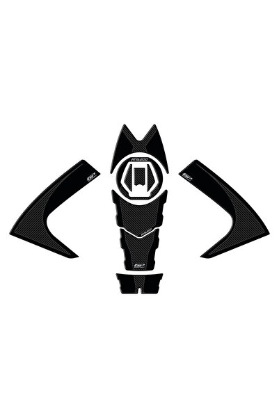 GP KOMPOZİT GP Kompozit Bajaj Pulsar RS 200 2015-2024 Uyumlu Tank Pad Seti Ka...